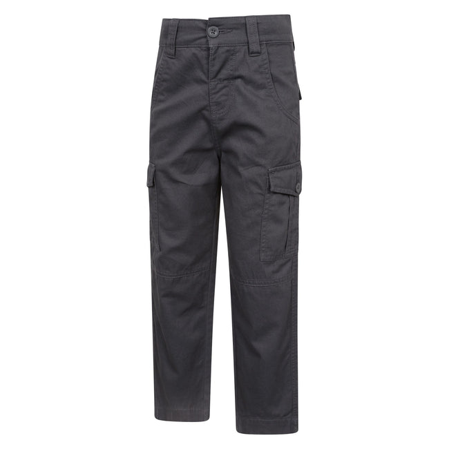 Charcoal - Lifestyle - Mountain Warehouse Childrens-Kids Cargo Trousers