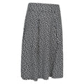 Black - Side - Mountain Warehouse Womens-Ladies Waterfront Jersey Midi Skirt