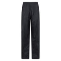 Black - Close up - Mountain Warehouse Womens-Ladies Pakka Jacket and Trousers Set