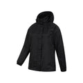 Black - Pack Shot - Mountain Warehouse Womens-Ladies Pakka Jacket and Trousers Set