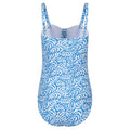 Blue - Back - Mountain Warehouse Womens-Ladies Resort Printed Tummy Control One Piece Swimsuit