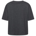 Charcoal - Back - Mountain Warehouse Womens-Ladies Landscape Boxy T-Shirt