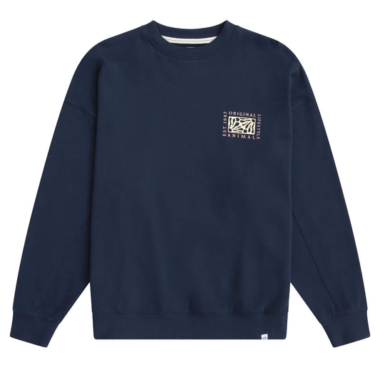 Navy - Front - Animal Womens-Ladies Dakota Sweatshirt