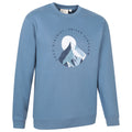Blue - Side - Mountain Warehouse Mens Regional District Lake Sweatshirt