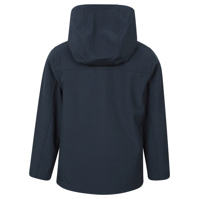 Black - Back - Mountain Warehouse Childrens-Kids Retreat Lightweight Soft Shell Jacket