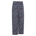Navy - Side - Mountain Warehouse Womens-Ladies Fowey Lightweight Peacock Feather Trousers