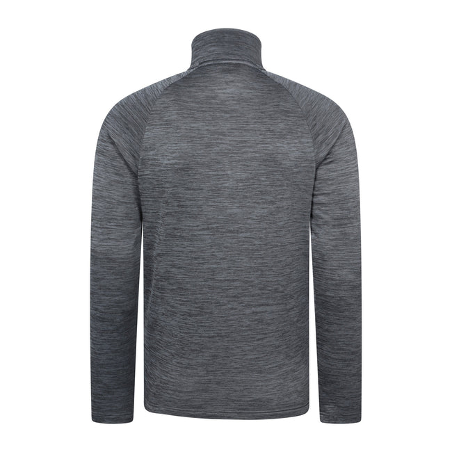 Grey - Back - Mountain Warehouse Mens Half Zip Midlayer