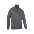 Grey - Side - Mountain Warehouse Mens Half Zip Midlayer
