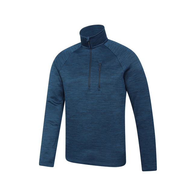 Dark Blue - Lifestyle - Mountain Warehouse Mens Half Zip Midlayer