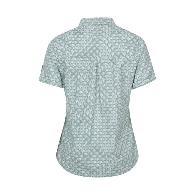 Light Khaki - Back - Mountain Warehouse Womens-Ladies Coconut Tree Short-Sleeved Shirt