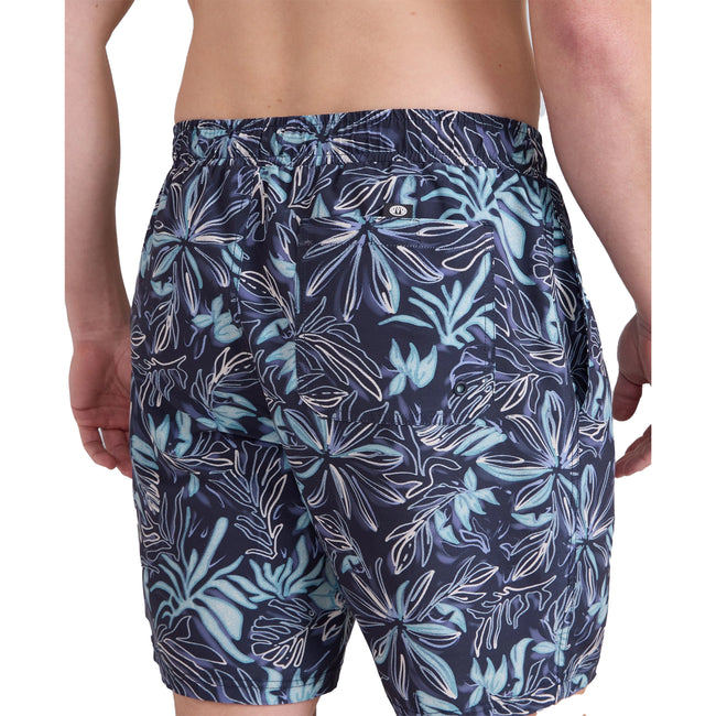 Dark Blue - Lifestyle - Animal Mens Deep Dive Leaves Boardshorts