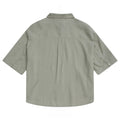 Pale Green - Back - Animal Womens-Ladies Nova Linen Shirt