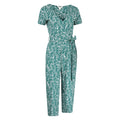 Teal - Side - Mountain Warehouse Womens-Ladies Crane Wrap Jumpsuit