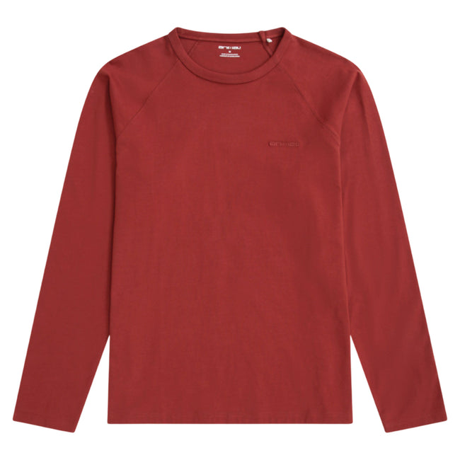 Rust - Front - Animal Mens Otis Long-Sleeved T-Shirt