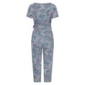 Grey - Back - Mountain Warehouse Womens-Ladies Santorini Floral Wrap Jumpsuit