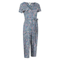 Grey - Side - Mountain Warehouse Womens-Ladies Santorini Floral Wrap Jumpsuit