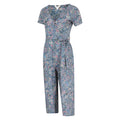 Grey - Lifestyle - Mountain Warehouse Womens-Ladies Santorini Floral Wrap Jumpsuit