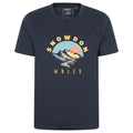 Navy - Front - Mountain Warehouse Mens Snowdon Short-Sleeved T-Shirt