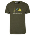 Khaki Green - Front - Mountain Warehouse Mens May The Forest Be With You T-Shirt