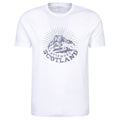 White - Front - Mountain Warehouse Mens Circle Mountain T-Shirt