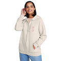 Light Beige - Side - Animal Womens-Ladies Maya Full Zip Hoodie