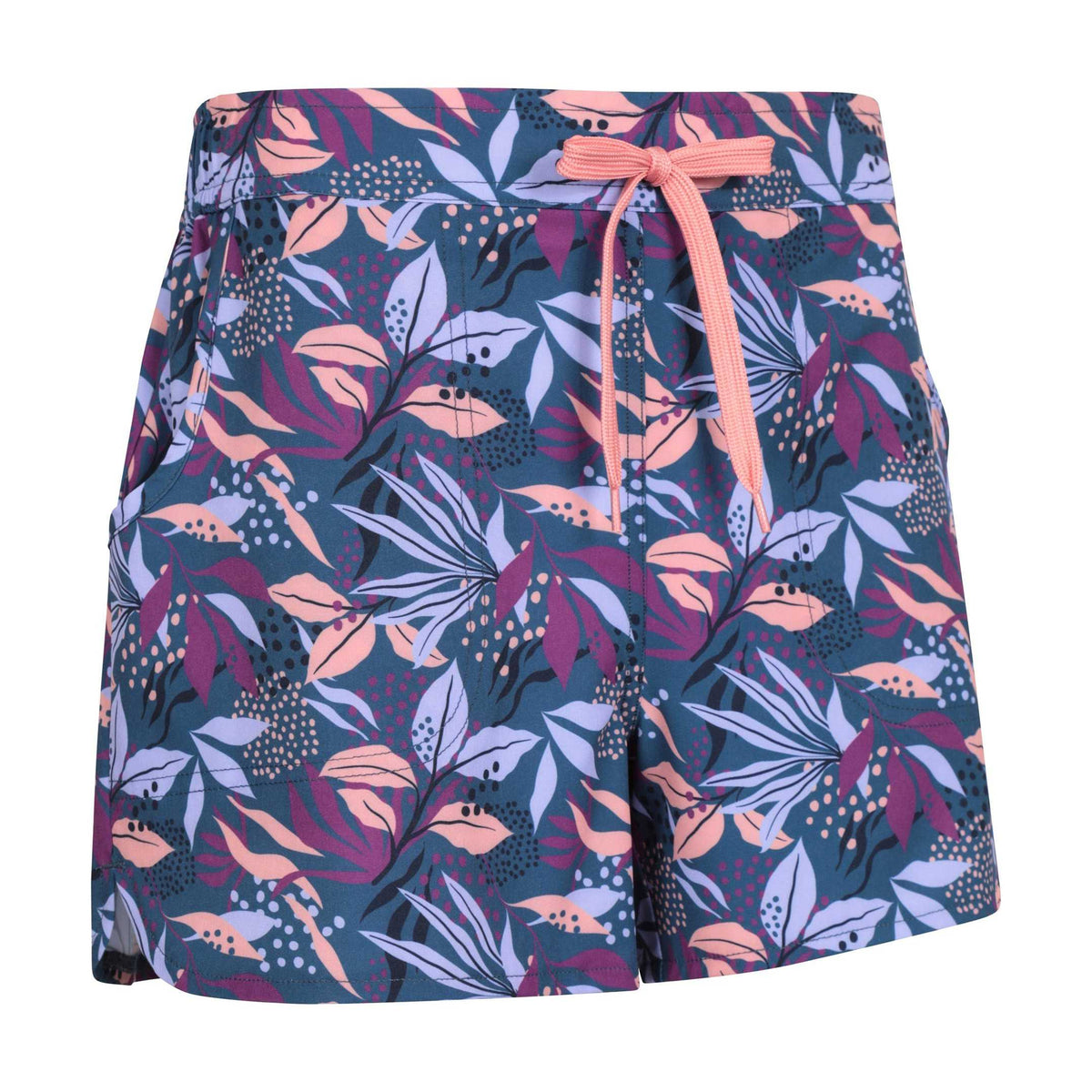 Purple - Lifestyle - Mountain Warehouse Womens-Ladies Stretch Patterned Boardshorts
