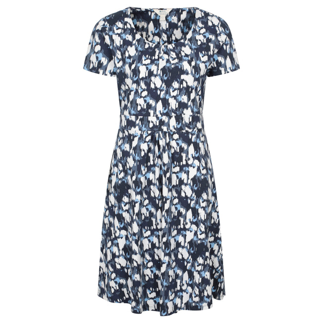 Indigo - Front - Mountain Warehouse Womens-Ladies Abstract UV Dress