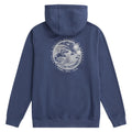 Blue - Back - Animal Womens-Ladies Maya Cornwall Zipped Hoodie