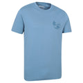 Blue - Side - Mountain Warehouse Mens Camping Sketch T-Shirt