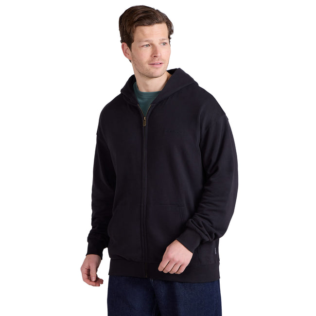 Black Camo - Side - Animal Mens Icon Logo Full Zip Hoodie