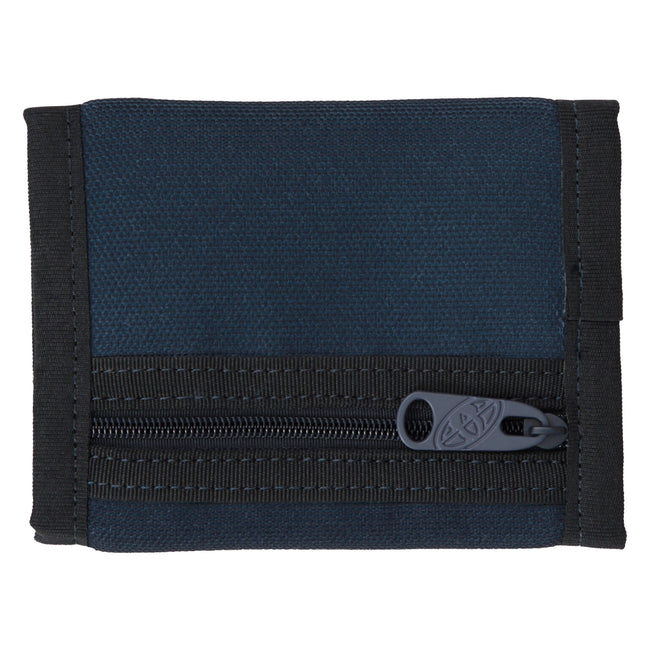 Navy - Back - Animal Trifold Wallet