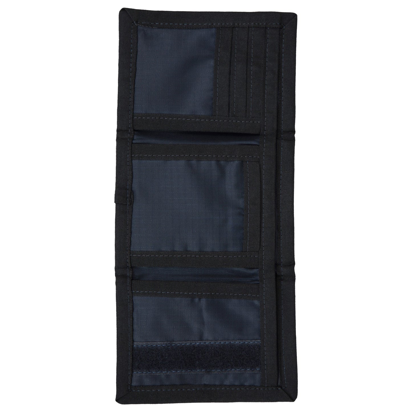 Navy - Side - Animal Trifold Wallet