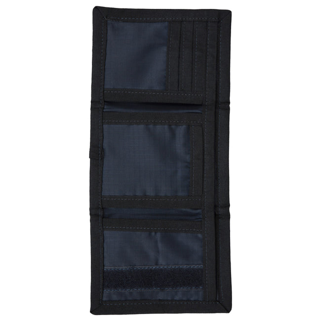 Navy - Side - Animal Trifold Wallet