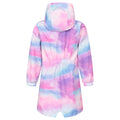 Pink - Back - Mountain Warehouse Childrens-Kids Flo Printed Water Resistant Padded Jacket