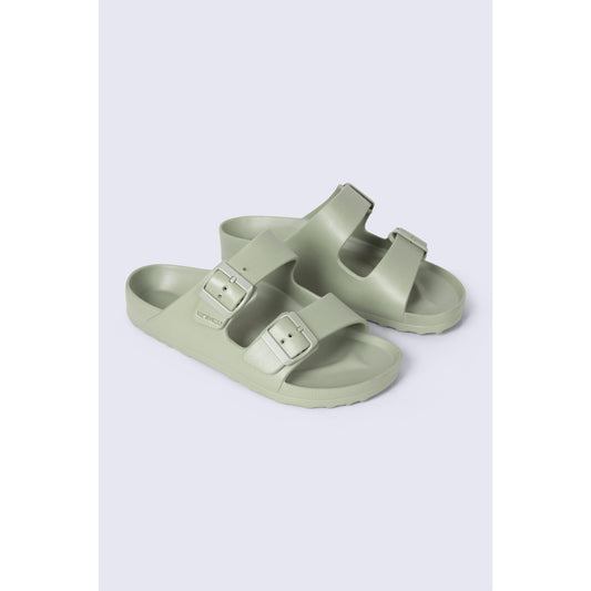 Light Khaki - Front - Animal Womens-Ladies Shore Sliders