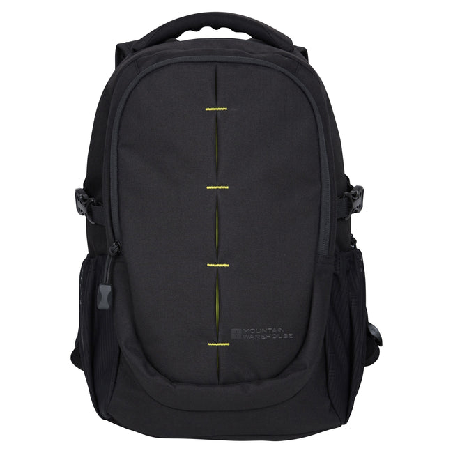 Black - Front - Mountain Warehouse Vic 18L Laptop Bag