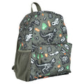 Khaki Green - Side - Mountain Warehouse Childrens-Kids Bookworm 15L Backpack & Pencil Case