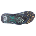 Dark Grey - Back - Animal Mens Oceana Printed Flip Flops