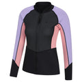 Purple - Side - Mountain Warehouse Womens-Ladies Lamorna Long-Sleeved Rash Guard