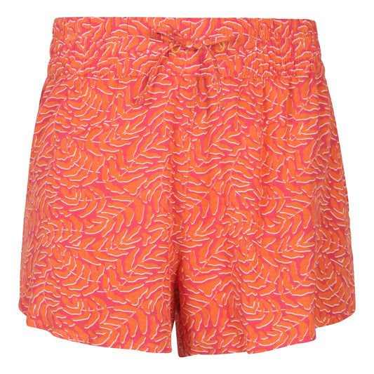 Pink - Front - Mountain Warehouse Womens-Ladies Vibe Leaves Shorts