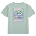 Green - Back - Animal Womens-Ladies Leena Bude T-Shirt