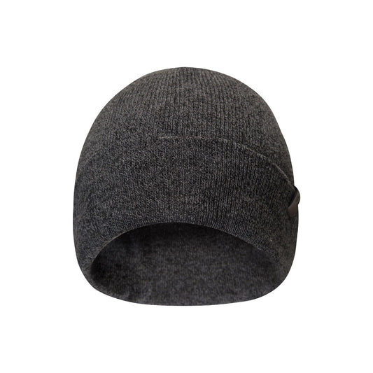 Black - Front - Mountain Warehouse Mens Compass Beanie