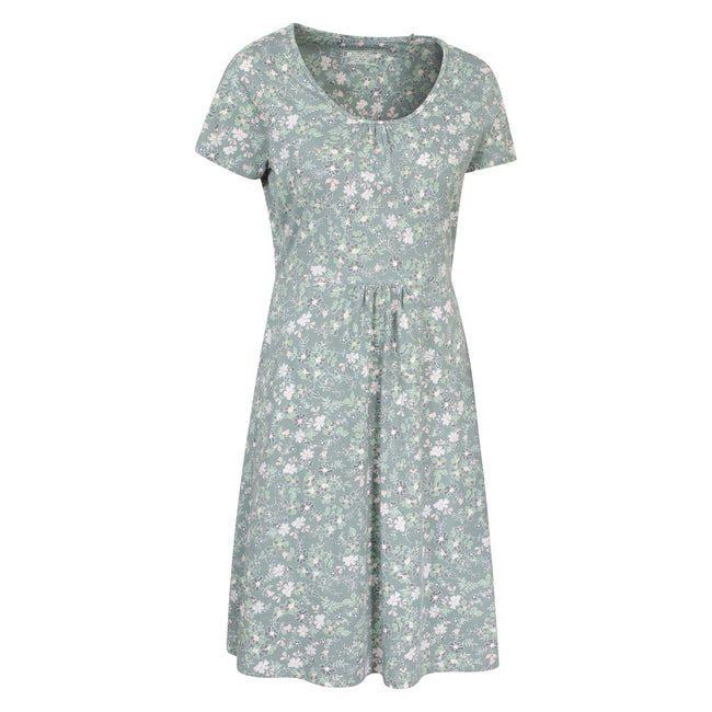 Pale Green - Lifestyle - Mountain Warehouse Womens-Ladies Essentials Lora Floral Skater Dress