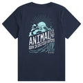 Navy - Back - Animal Mens Jacob Bude T-Shirt