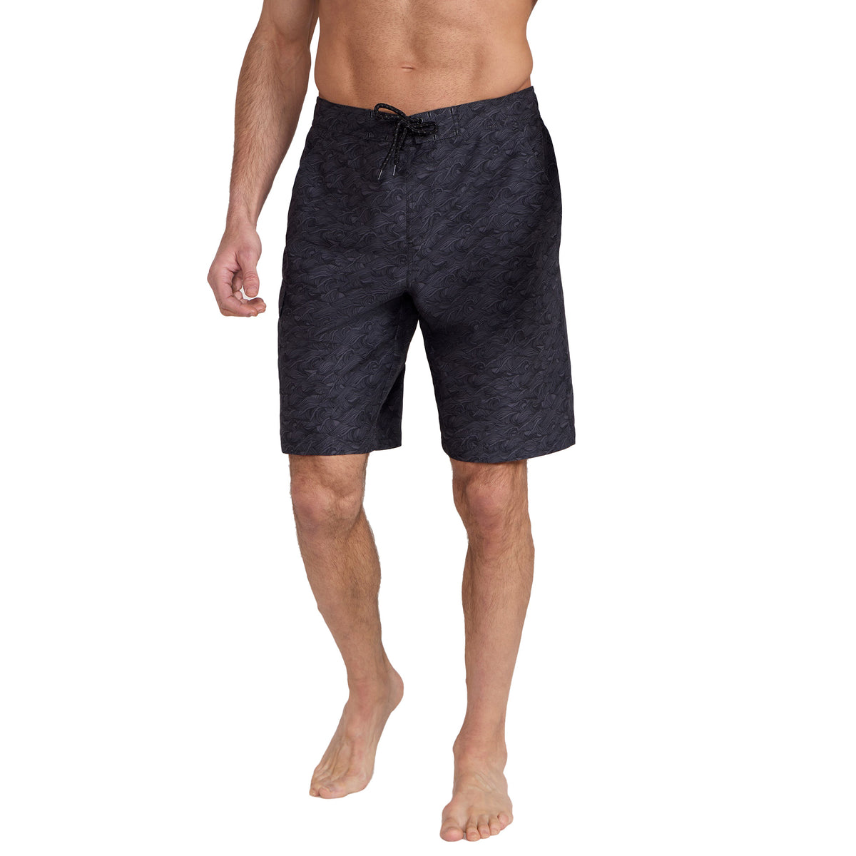 Dark Grey - Pack Shot - Mountain Warehouse Mens Ocean Wave Boardshorts