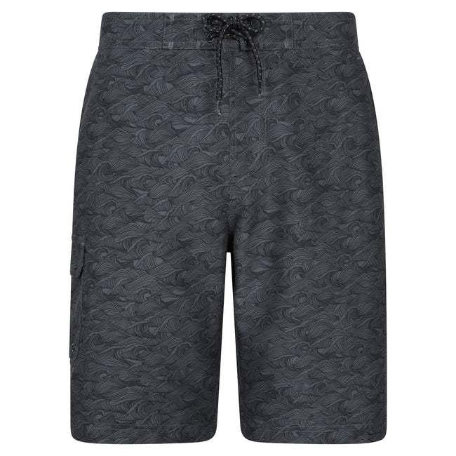 Dark Grey - Front - Mountain Warehouse Mens Ocean Wave Boardshorts