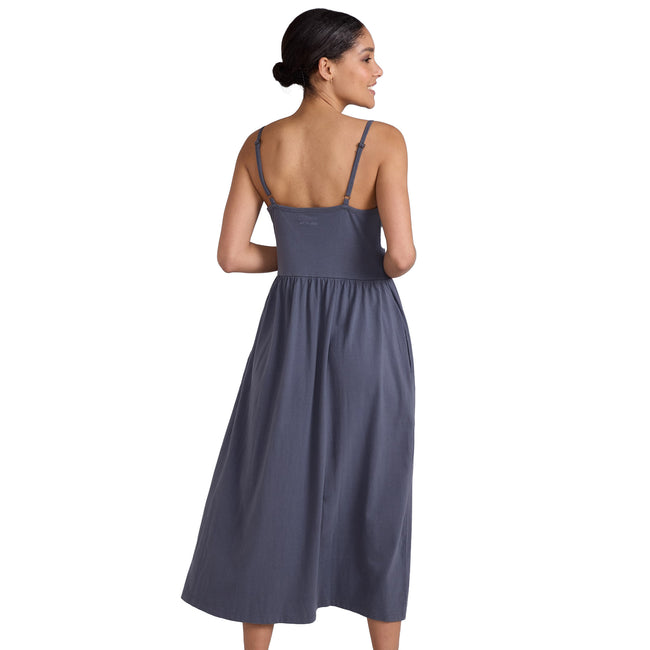 Blue - Back - Animal Womens-Ladies Emma Dress