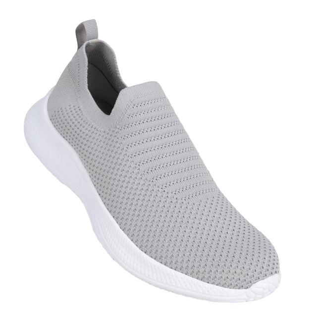 Grey - Front - Mountain Warehouse Womens-Ladies Glade Slip-on Shoes