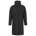 Black - Back - Animal Womens-Ladies Jade Waterproof Lightweight Long Raincoat