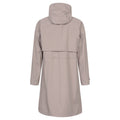 Taupe - Back - Animal Womens-Ladies Jade Waterproof Lightweight Long Raincoat